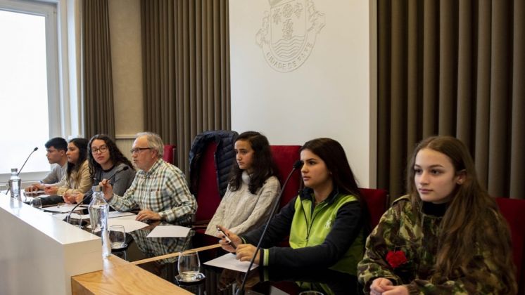 A EB Padre Joaquim Flores na XIX Assembleia de Jovens Munícipes
